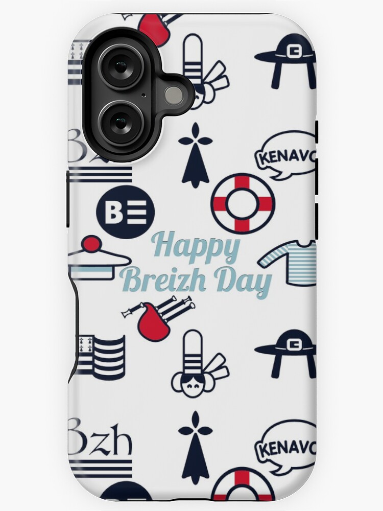 Aperçu 1 sur 4. Coque iPhone avec l'œuvre BRETAGNE créée et vendue par 2G2P.