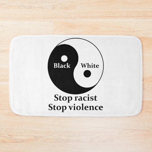 Item preview, Stop racist, Stop violence designed and sold by Francesko221.