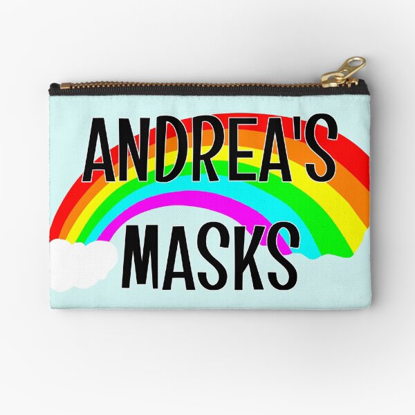 ANDREA'S MASKS BAG Zipper Pouch