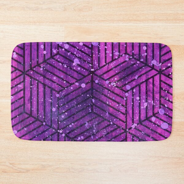 Item preview, Geometric Purple Splatter Alcohol Ink Artwork designed and sold by christy247.