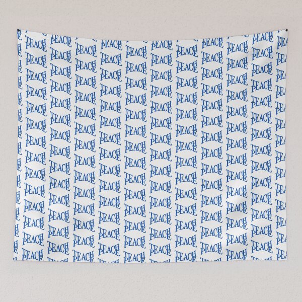 Item preview, TEACH PEACE BLUE designed and sold by Glossypop.