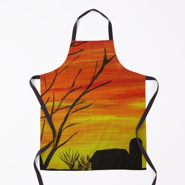 Item preview, Fire Over the Barn (Acrylic Painting) designed and sold by Lori Ackley.
