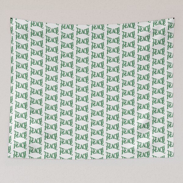 Item preview, TEACH PEACE DARK GREEN designed and sold by Glossypop.