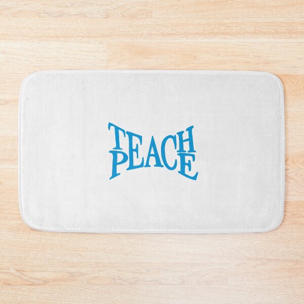 Item preview, TEACH PEACE BLUE designed and sold by Glossypop.