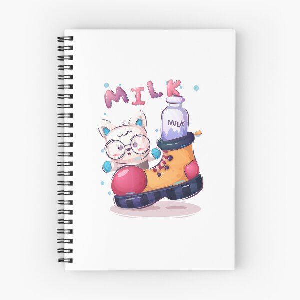 Artikelvorschau, Nette Katze - weiße Katze - Miau - Milch - Schuh entworfen und verkauft von Nouni-abdo.