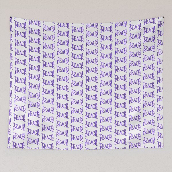 Item preview, TEACH PEACE PURPLE designed and sold by Glossypop.