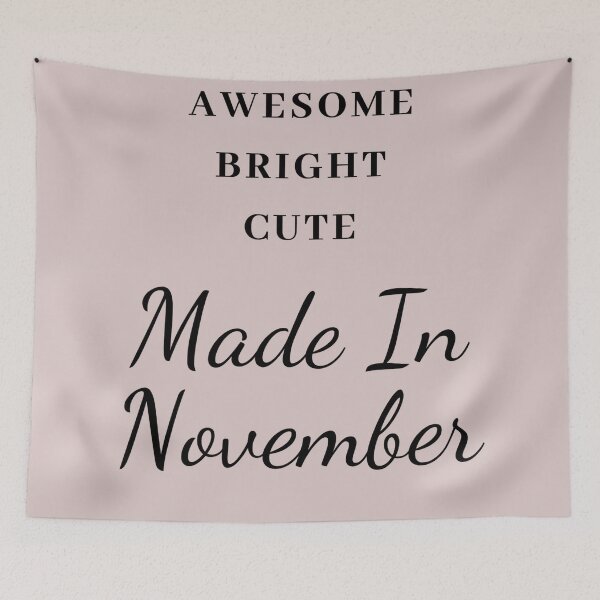 Item preview, November Birthday Quotes  designed and sold by Pris25.