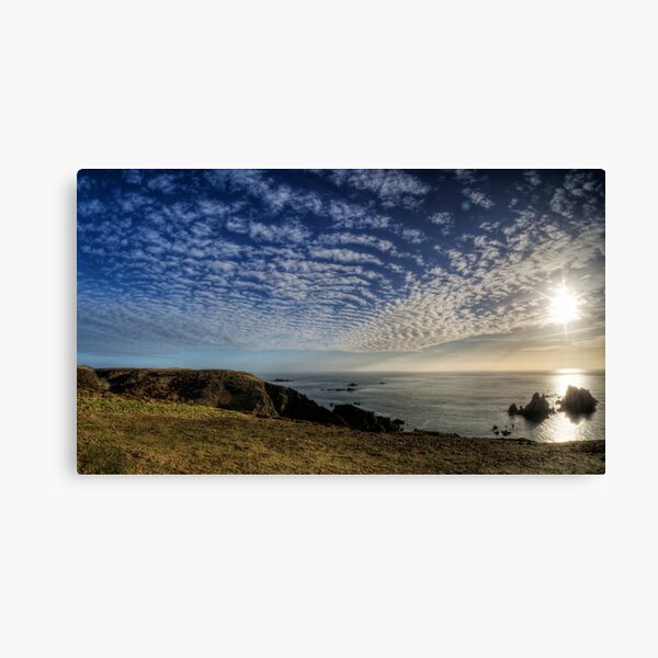 The Sun over the Gannet Rocks Canvas Print