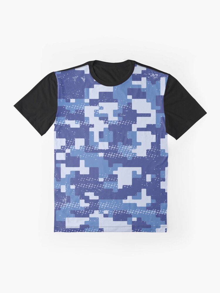 Digital Blue Camouflage – Pattern Crew