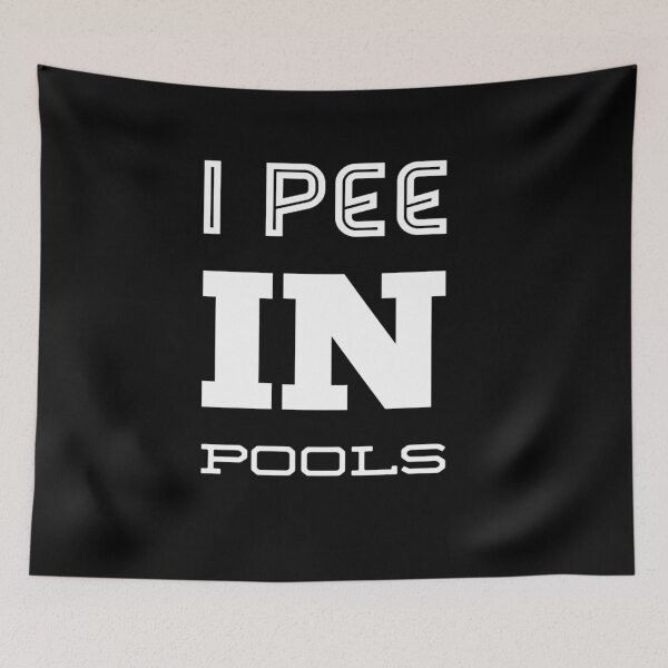 Item preview, Funny, I Pee In Pools Sarcastic Joke Tee designed and sold by MillanMarketing.