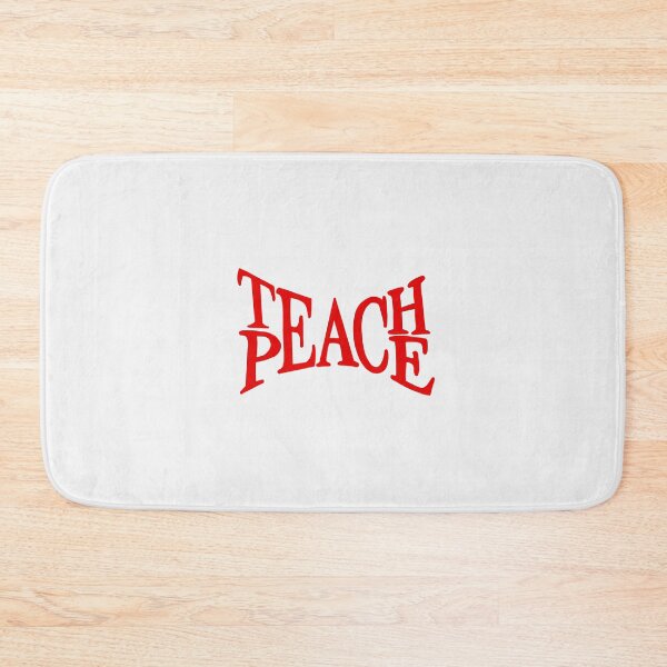 Item preview, TEACH PEACE RED designed and sold by Glossypop.