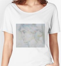 VIRGINIA WOOLF - watercolor portrait.5 Women's Relaxed Fit T-Shirt