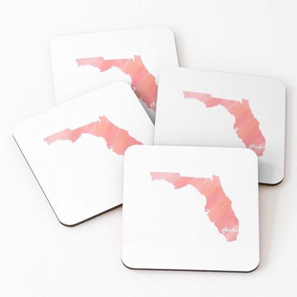 Item preview, florida watercolor state outline designed and sold by Art & Designs.