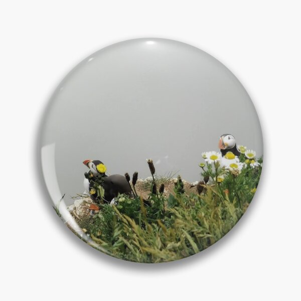Item preview, Puffins & Flowers designed and sold by AmyHuntPhotos.