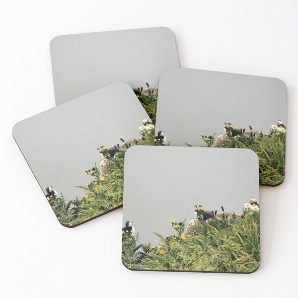 Item preview, Puffins & Flowers designed and sold by AmyHuntPhotos.