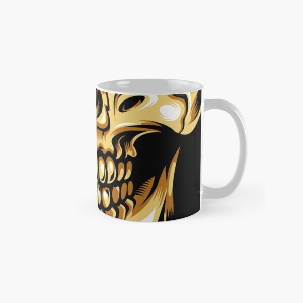 Item preview, Cool mask golden skull skull gift designed and sold by teeseeds.