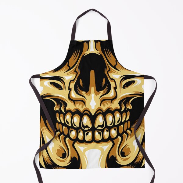 Item preview, Cool mask golden skull skull gift designed and sold by teeseeds.