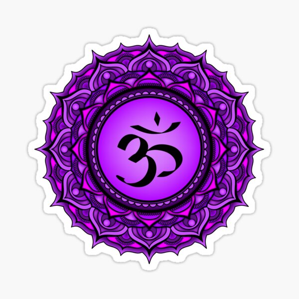 Crown Chakra Symbol Stickers for Sale