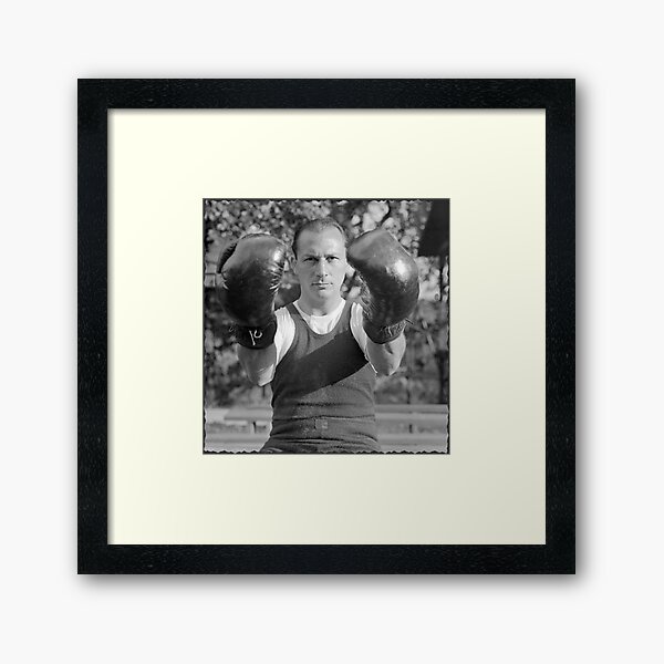 Boxing Champion from the 1910's and 20's! Framed Art Print