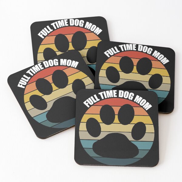 Item preview, Full Time Dog Mom Retro Sunset designed and sold by RandomStuffShop.