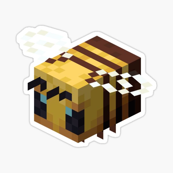 minecraft mob bee Sticker