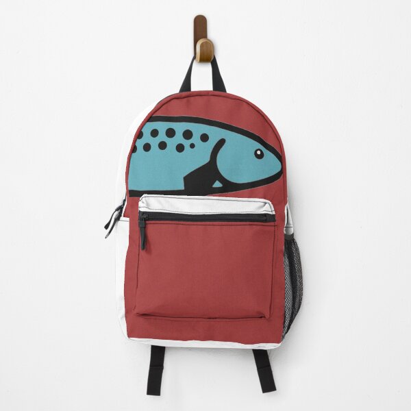 Vista previa del artículo con la obra «Pescado rojo, pescado azul», diseñado y vendido por lizcrowder.