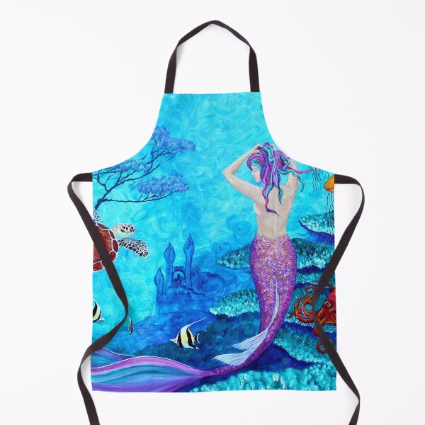 Item preview, A fish of a Different Color mermaid painting designed and sold by Kris Fairchild.