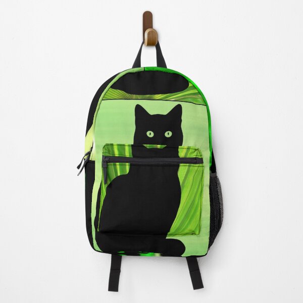 Item preview, Black Cat Green Four Cat Meme designed and sold by SerendipityNow.