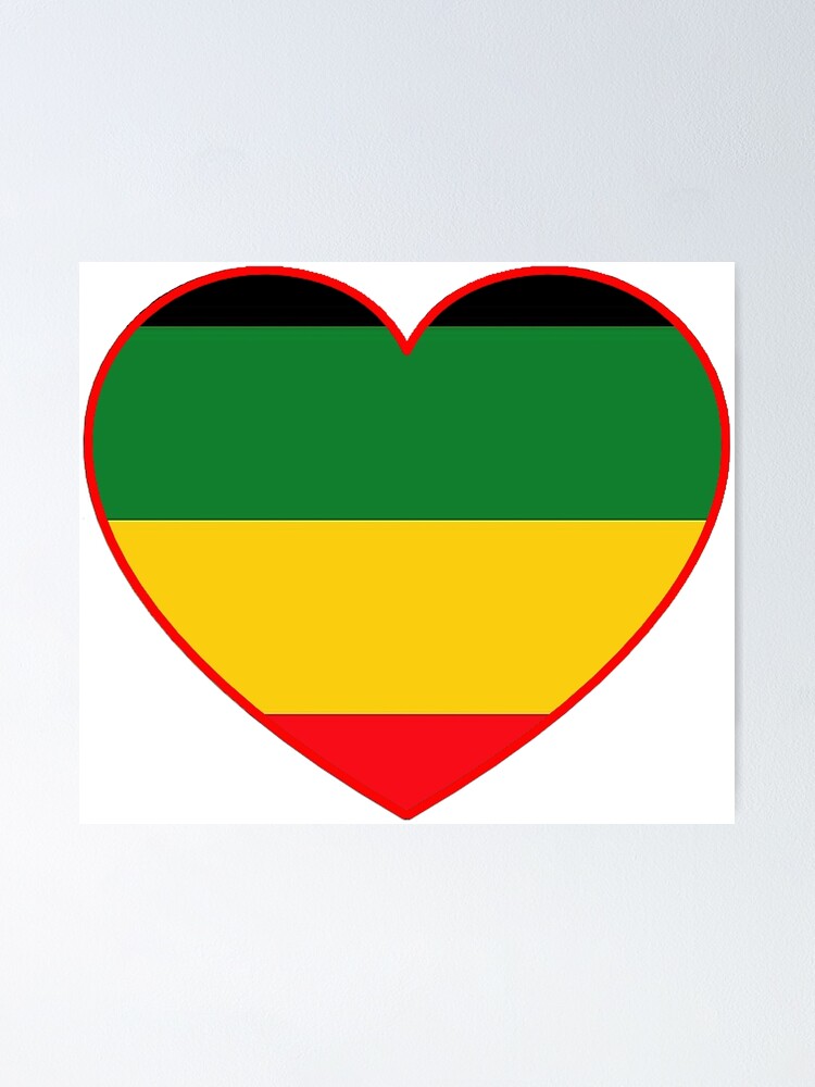 rasta-rastafari-jamaica-rastafarian-flag-red-heart-shape-poster-by