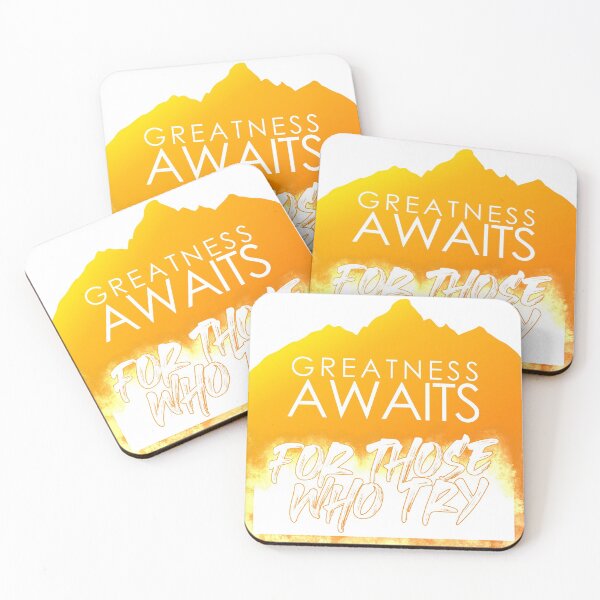 Item preview, Greatness Awaits For Those Who Try, Amarelo Peak designed and sold by francojrf.