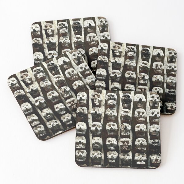 Item preview, Carved stone Tzompantli, at The Templo Mayor designed and sold by DotorEaon.