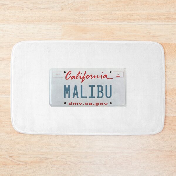 Item preview, Malibu license plate California designed and sold by GPCDesign.