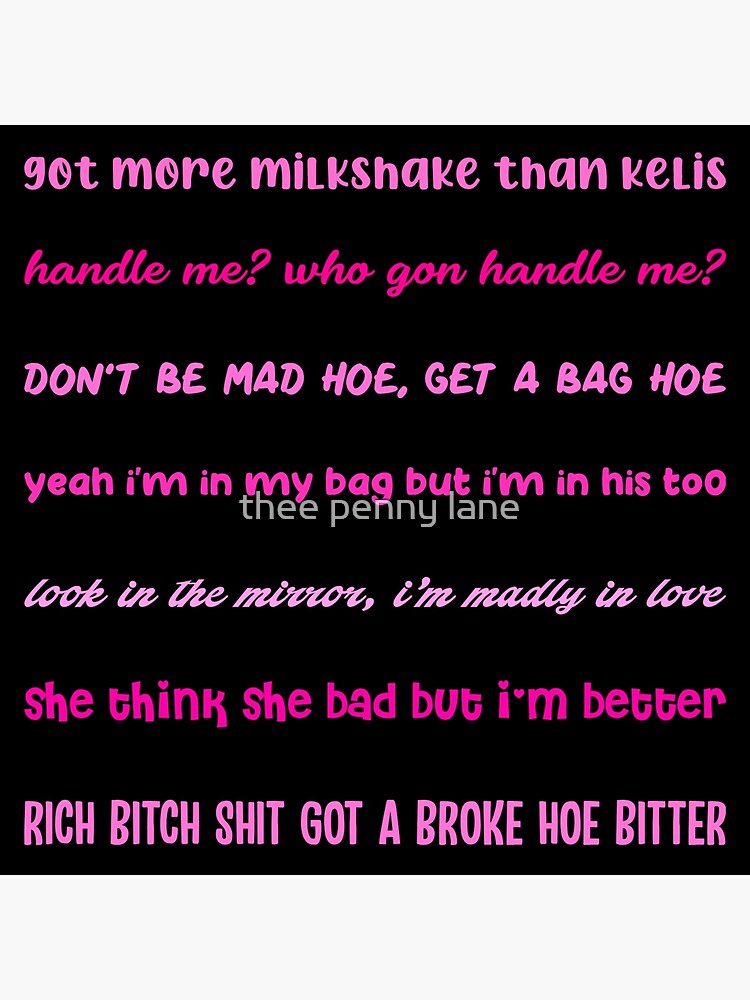 "megan lyrics multipack