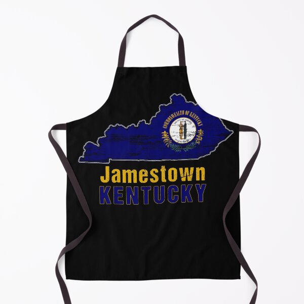 Artikelvorschau, Jamestown Kentucky State Distressed Flag Outline entworfen und verkauft von ha10378.