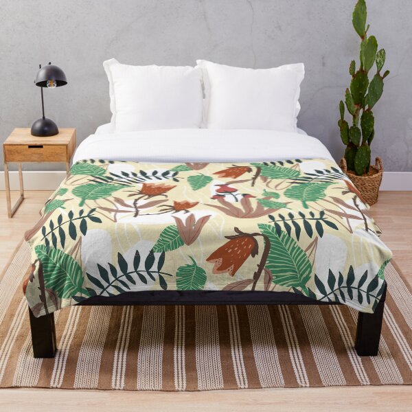 Item preview, Botanical pattern, flowers and leaves - organic design - trend colors Summer 2020/21 designed and sold by mundodealfonsa.