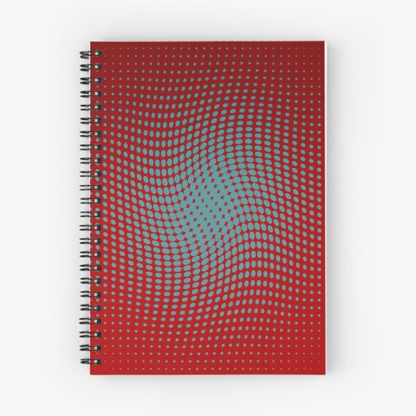 Item preview,  Polka dots with a twist red and blue op-art designed and sold by aapshop.