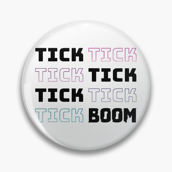 Item preview, Tick Tick Boom (Black) designed and sold by TFeldDesign.