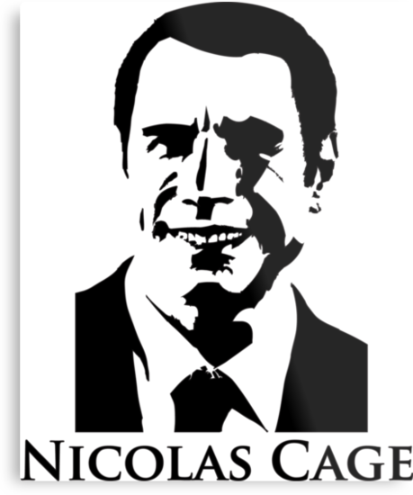 "Nicolas Cage - Face/Off" Metal Prints by wallyhawk ...