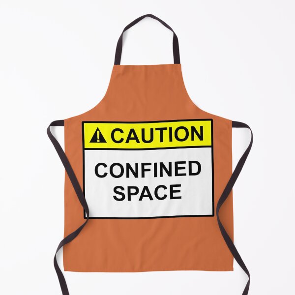 Item preview, Caution Confined Space Sign Fun and Practical designed and sold by SumoShark.