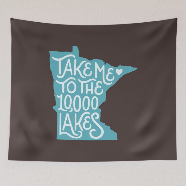 Item preview, Take Me to the 10000 Minnesota Lakes designed and sold by madeadventurous.