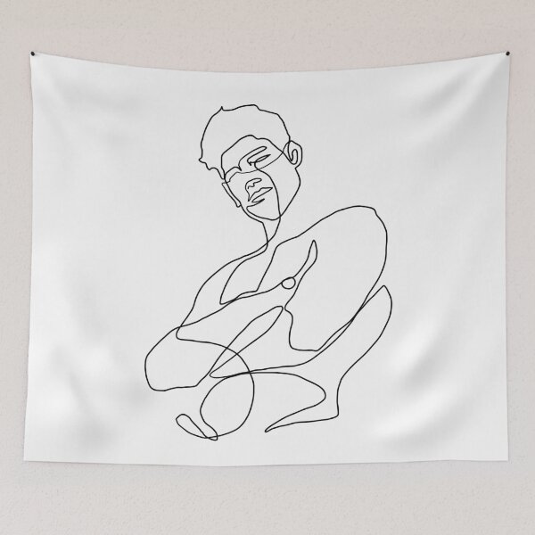 Item preview, Arms crossed line contour  designed and sold by gaylineart.