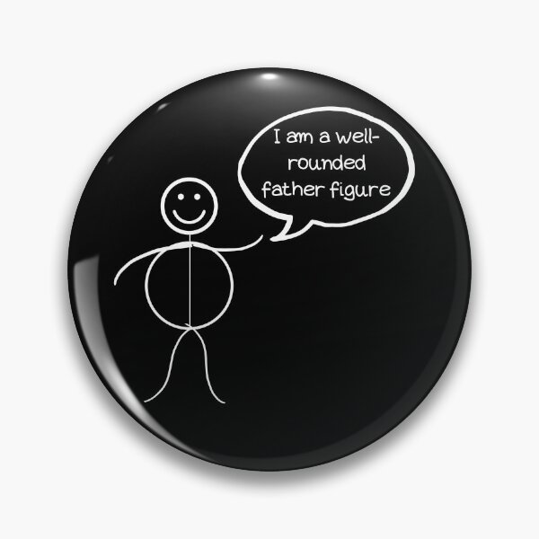 Item preview, Well Rounded Father Figure - Stick Figure Humour designed and sold by CheckOutOz.