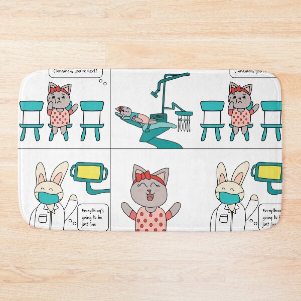 Item preview, Dentist Cat Comic designed and sold by Sari Castro.