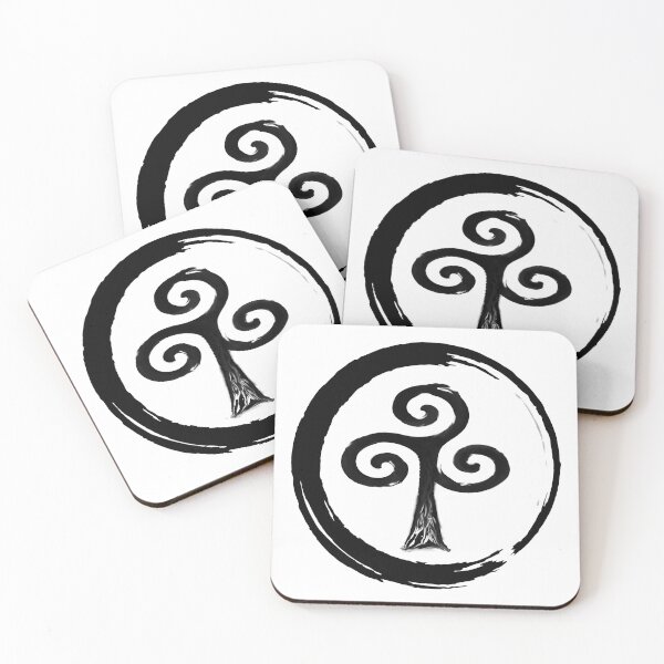 Item preview, Tree of Life Black Triskelion designed and sold by joshuayule.