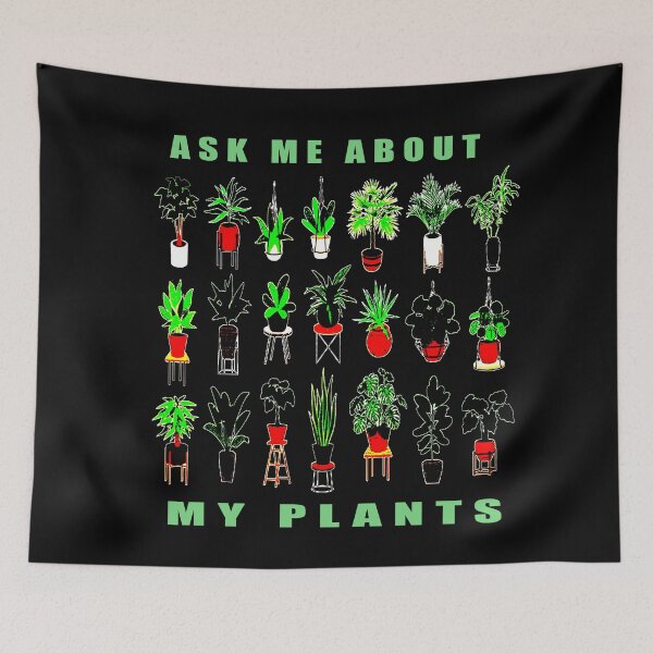 Item preview, Ask Me About My Plants designed and sold by Coder-T.