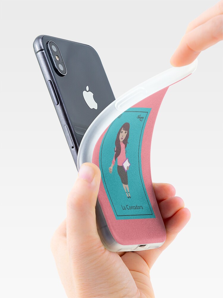 Alternate view of La Contadora iPhone Case