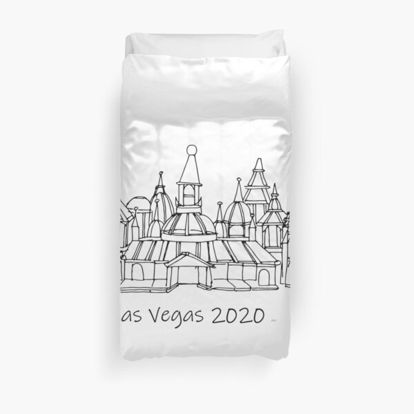 Las Vegas 2020 --- TeresaTown Travel Accessories, Gifts, Clothes, Activities, Luggage and More Duvet Cover