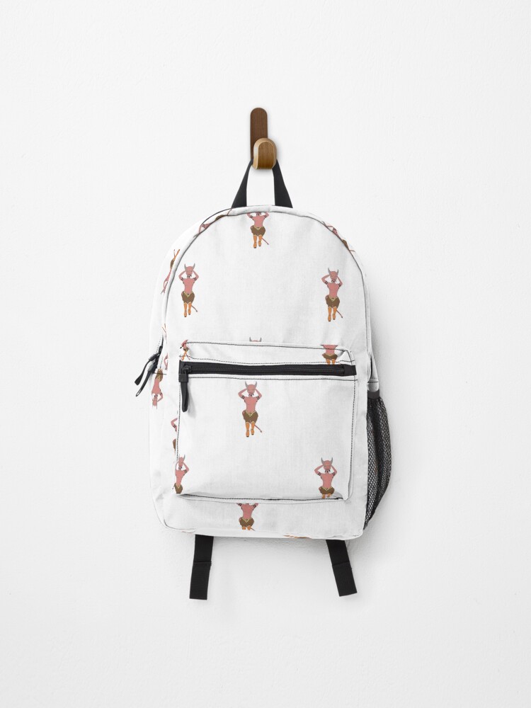 Thumbnail 1 of 3, Backpack, Dancing devil designed and sold by MauvaisTon.