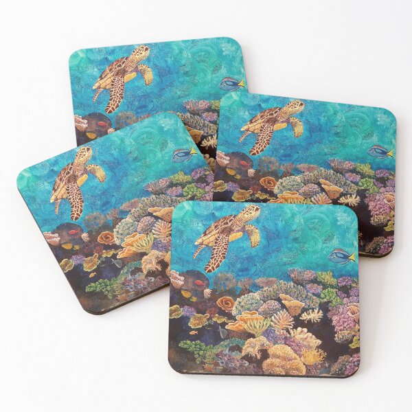 Item preview, Look Around - Sea turtle in Reef designed and sold by Kris Fairchild.