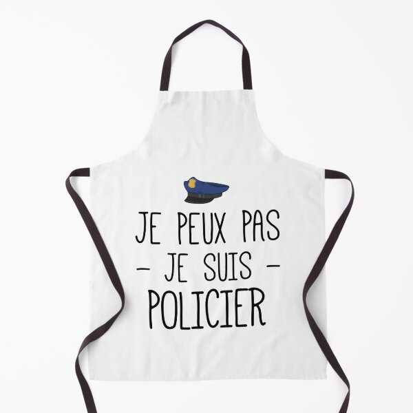 Aperçu de l'œuvre Je peux pas j'suis policier créée et vendue par Sasha-Arts.